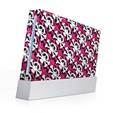 Skully Pink Design Nintendo Wii Body Protector Skin Decal Sticker