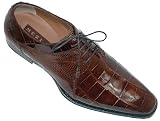 Mezlan Rust Genuine Alligator/Lizard Shoes