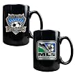 San Jose Earthquakes San 2pc Black Ceramic Mug Set - Primary Team Logo & MLS Logo by Great American Products