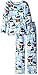 Sara's Prints Girls' Ruffle Top and Pant Pajama Set