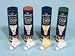 Yellow Medium Speed Tournament Shuttlecocks - 3 Tubes Of 6 (18 Total)