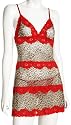 Rampage Women's Animal Print Babydoll Set