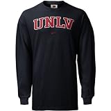 Nike UNLV Runnin' Rebels Black Classic College Long Sleeve T-shirt