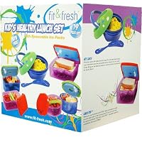 Fit and Fresh 19 Pcs Kid's Healthy Lunch Set