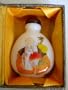 Chinese Enamel Glass Snuff Bottle : Longevity God