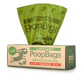 Earth Rated Dog Waste Poop Bags for Pantries and Outdoor Waste Stations, Lavender Scented, 300-Count