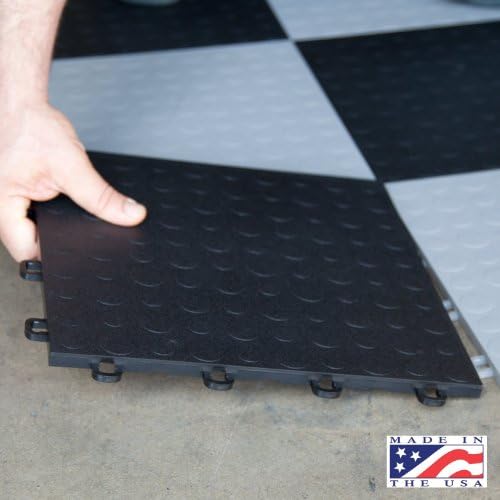 Garage Flooring Covering Mats Tiles Interlocking Protector Rubber Polymer Strong, Durable Mats New