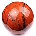 banshren Natural Carved 50mm Tumbled Red Jasper Sphere Ball Healing Crystal