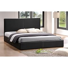 Bond Leder Bett Lederbett schwarz +Lattenrost in 140x200 cm G�stebett Polsterbett Bond Rindsleder Betten Desigbett schlafen M�bel 2012