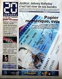 20 MINUTES PARIS [No 720] du 13/04/2005 - JUSTICE - JOHNNY HALLYDAY S'EST FAIT VIRER DE SES BANDES - PAPIER NUMERIQUE - CARTE D'IDENTITE - PERIPH - SORTIE PORTE DE BENZENE - L'HUMANITE EN MARCHE ET EN GENES - LYON - FOOT.
