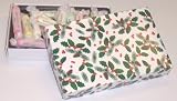 Gourmet Food : Scott's Cakes Assorted Salt Water Taffy 1/2 Pound Holly Box