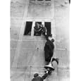 Scottish Fans Scaling Wall To Avoid High Ticket Prices For Soccer Game Between Scotland And England Artists Photographic Poster Print By Cornell Capa, 12x16