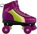 SFR Rio Roller Lila Quad Rollschuhe - Lila/Grün/Gelb