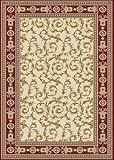 Florentine Beige/Red is part of the Legends collection. 128 x 86 area rug.