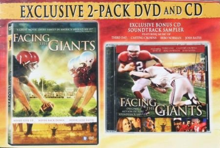 Facing the Giants + CD Soundtrack Sampler ~ 10 Full Length Tracks [DVD+CD]