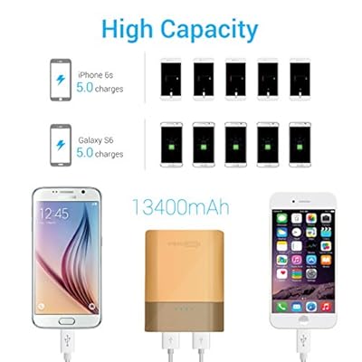 Portronics Velocity 13400 mAh Power Bank-Golden