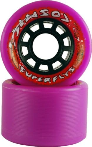 Cosmic Superfly Purple Wheels - 90A Roller Derby Skate Wheels