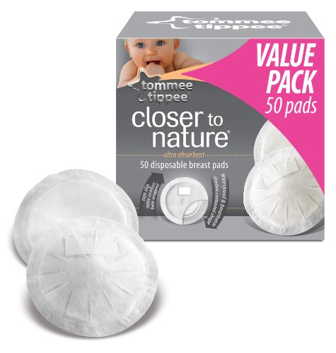 Tommee Tippee Closer to Nature Breast Pads (50-Pack)
