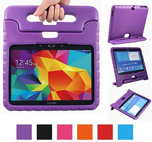 Galaxy Tab 3 10.1 GT-P5200 Case, P5200 Cover, DeeMall Multi Function Child/Shock Proof Kids Cover Case with Stand/Handle for Samsung Galaxy Tab 3 10.1 INCH (GT-P5200/ P5210/ P5220) - !Purple
