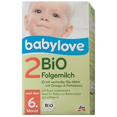 Babylove Folgemilch 2, 2er Pack (2 x 600 g) nach dem 6 Monat - Bio