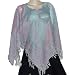 Womens Poncho Outerwear Wool in Jacquard Design 40 x 40 inches (pnch241)