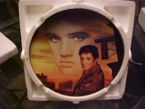 Heartbreak Hotel Elvis Presley Delphi Plate Bradford Exchange