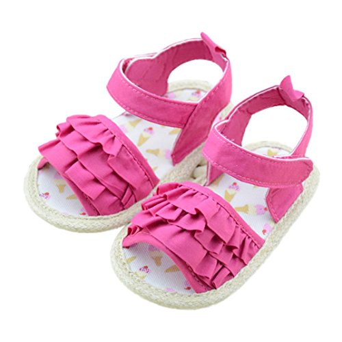 Voberry® Baby Girls Summer Prewalker Soft Sole Anti-Slip Sandals