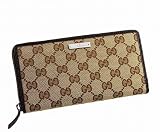 「【並行輸入】グッチ　GUCCI ラウンドファスナー長財布 112724 F40IR 9643 ＧＧキャンバス(ベージュ)」の画像
