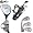Confidence 8 pc Junior Golf Club Set w/Stand Bag Ages 8-13 LEFTY