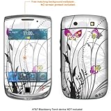 Protective Decal Skin Sticker for AT&T Blackberry Torch case cover torch-12 ....