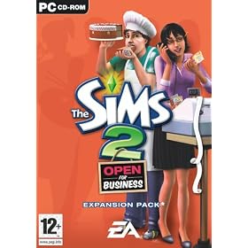 The Sims 2: Open for Business Expansion Pack (PC CD)