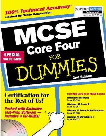 MCSE Core Four for Dummies Set with CDROM (For Dummies Series)