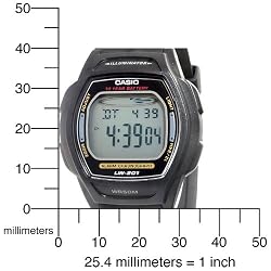 Casio Women's LW201-1AV Digital Alarm Chronograph Watch