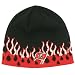 Tampa Bay Buccaneers Flame Winter Knit Beanie Hat - Black