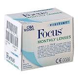 CIBA Vision, Focus Visitint monthly, Packung mit 6 Kontaktlinsen, Stärke frei wählbar (BC 8.90 oder 8.60 / Dia 14.0mm)