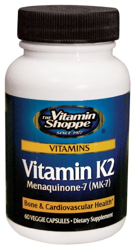 Vitamin Shoppe - Vitamin K2, 60 veggie caps
