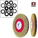 Neiko Tools USA 6 Wide Face Crimped Wire Brush Wheel