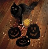 Jack o' Lantern Window Accents 3ct