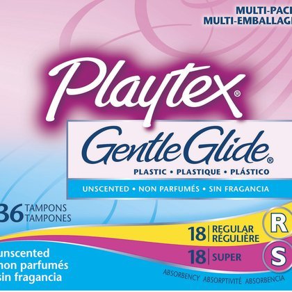 Playtex Gentle Glide Unscented Multipack Tampons-36 ct (Pack of 3)