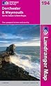 Dorchester and Weymouth, Cerne Abbas and Bere Regis (OS Landranger Map Series)