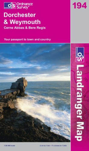 Dorchester and Weymouth, Cerne Abbas and Bere Regis (OS Landranger Map Series)