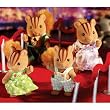 Calico Critters Furbanks Squirrel Family