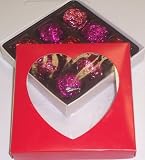 Scott's Cakes Vanilla Fudge Balls 1/2 Pound Heart Box