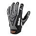 Wilson Adult GST Skill Receivers Gloves, Grey/Black, Medium