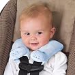 Kiddopotamus Cushystraps Super Soft Strap Covers, Blue Kitties
