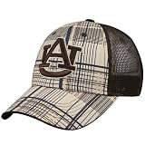 Top of the World Auburn Tigers Tan-Brown Sienna Plaid Mesh Back Adjustable Hat