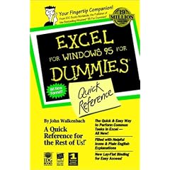 Excel for Windows 95 for Dummies Quick Reference