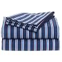 Tommy Hilfiger Christopher Stripe 200-Thread-Count Cotton Twin Extra Long Sheet Set