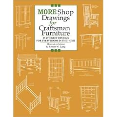 More Shop Drawings for Craftsman Furniture: 30 Stickley Designs for Every Room in the Home (Shop Drawings series)