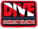 Dive Grand Cayman Islands Patch Embroidered Iron On Scuba Diving Flag Emblem Souvenir
